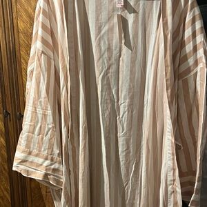 Striped Beige Women’s robe